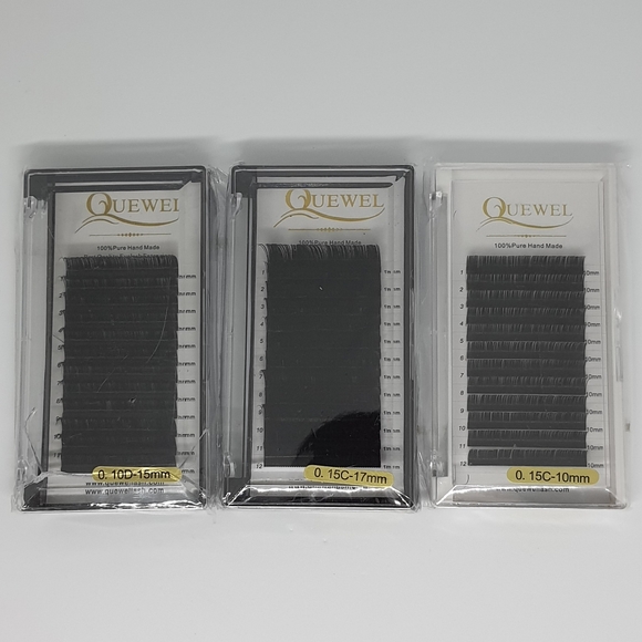 Quewel Other - Professional Black Eyelash Extension Trays 10mm - 17mm